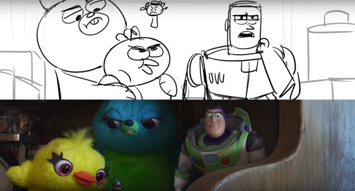 Toy Story 4 Storyboard Comparison